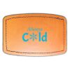Faux Leather Engravable Patch - Curved Rectangle Thumbnail