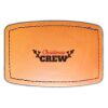 Faux Leather Engravable Patch - Curved Rectangle Thumbnail