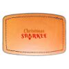 Faux Leather Engravable Patch - Curved Rectangle Thumbnail