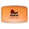 Faux Leather Engravable Patch - Curved Rectangle Thumbnail