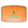 Faux Leather Engravable Patch - Curved Rectangle Thumbnail