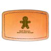 Faux Leather Engravable Patch - Curved Rectangle Thumbnail