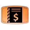 Faux Leather Engravable Patch - Curved Rectangle Thumbnail