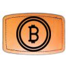 Faux Leather Engravable Patch - Curved Rectangle Thumbnail
