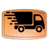 Faux Leather Engravable Patch - Curved Rectangle Thumbnail