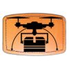 Faux Leather Engravable Patch - Curved Rectangle Thumbnail