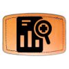 Faux Leather Engravable Patch - Curved Rectangle Thumbnail
