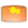 Faux Leather Engravable Patch - Curved Rectangle Thumbnail