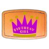 Faux Leather Engravable Patch - Curved Rectangle Thumbnail