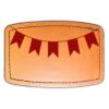 Faux Leather Engravable Patch - Curved Rectangle Thumbnail