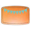 Faux Leather Engravable Patch - Curved Rectangle Thumbnail