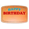 Faux Leather Engravable Patch - Curved Rectangle Thumbnail
