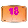 Faux Leather Engravable Patch - Curved Rectangle Thumbnail