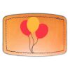 Faux Leather Engravable Patch - Curved Rectangle Thumbnail