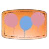 Faux Leather Engravable Patch - Curved Rectangle Thumbnail