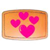 Faux Leather Engravable Patch - Curved Rectangle Thumbnail