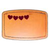 Faux Leather Engravable Patch - Curved Rectangle Thumbnail