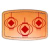 Faux Leather Engravable Patch - Curved Rectangle Thumbnail