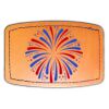 Faux Leather Engravable Patch - Curved Rectangle Thumbnail
