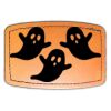 Faux Leather Engravable Patch - Curved Rectangle Thumbnail