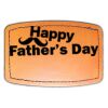 Faux Leather Engravable Patch - Curved Rectangle Thumbnail