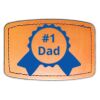 Faux Leather Engravable Patch - Curved Rectangle Thumbnail