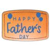 Faux Leather Engravable Patch - Curved Rectangle Thumbnail