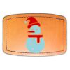 Faux Leather Engravable Patch - Curved Rectangle Thumbnail
