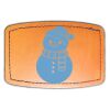 Faux Leather Engravable Patch - Curved Rectangle Thumbnail
