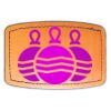 Faux Leather Engravable Patch - Curved Rectangle Thumbnail