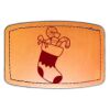 Faux Leather Engravable Patch - Curved Rectangle Thumbnail
