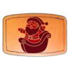 Faux Leather Engravable Patch - Curved Rectangle Thumbnail