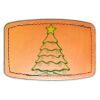 Faux Leather Engravable Patch - Curved Rectangle Thumbnail