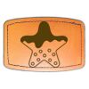 Faux Leather Engravable Patch - Curved Rectangle Thumbnail