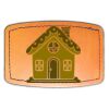 Faux Leather Engravable Patch - Curved Rectangle Thumbnail