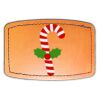 Faux Leather Engravable Patch - Curved Rectangle Thumbnail
