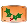 Faux Leather Engravable Patch - Curved Rectangle Thumbnail