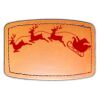 Faux Leather Engravable Patch - Curved Rectangle Thumbnail