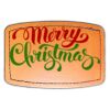 Faux Leather Engravable Patch - Curved Rectangle Thumbnail