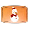 Faux Leather Engravable Patch - Curved Rectangle Thumbnail