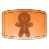 Faux Leather Engravable Patch - Curved Rectangle Thumbnail