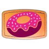 Faux Leather Engravable Patch - Curved Rectangle Thumbnail