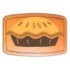 Faux Leather Engravable Patch - Curved Rectangle Thumbnail