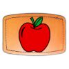 Faux Leather Engravable Patch - Curved Rectangle Thumbnail