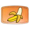 Faux Leather Engravable Patch - Curved Rectangle Thumbnail