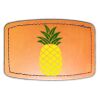 Faux Leather Engravable Patch - Curved Rectangle Thumbnail