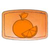 Faux Leather Engravable Patch - Curved Rectangle Thumbnail