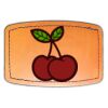 Faux Leather Engravable Patch - Curved Rectangle Thumbnail
