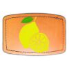 Faux Leather Engravable Patch - Curved Rectangle Thumbnail