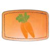 Faux Leather Engravable Patch - Curved Rectangle Thumbnail